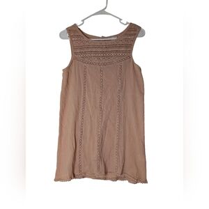 Garnet Hill Women's Tank Top in Light Brown